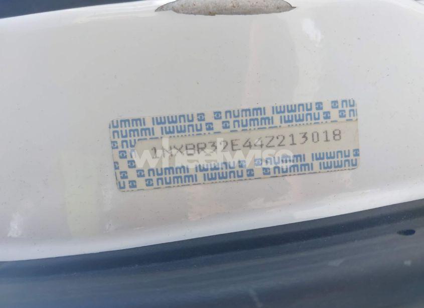 Photo 9 of 2004 Toyota Corolla S (VIN 1NXBR32E44Z213018)