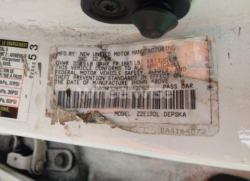 Photo 9 of 2007 Toyota Corolla S (VIN 1NXBR32E57Z843263)