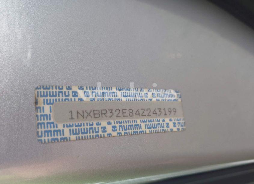 Photo 9 of 2004 Toyota Corolla S (VIN 1NXBR32E84Z243199)