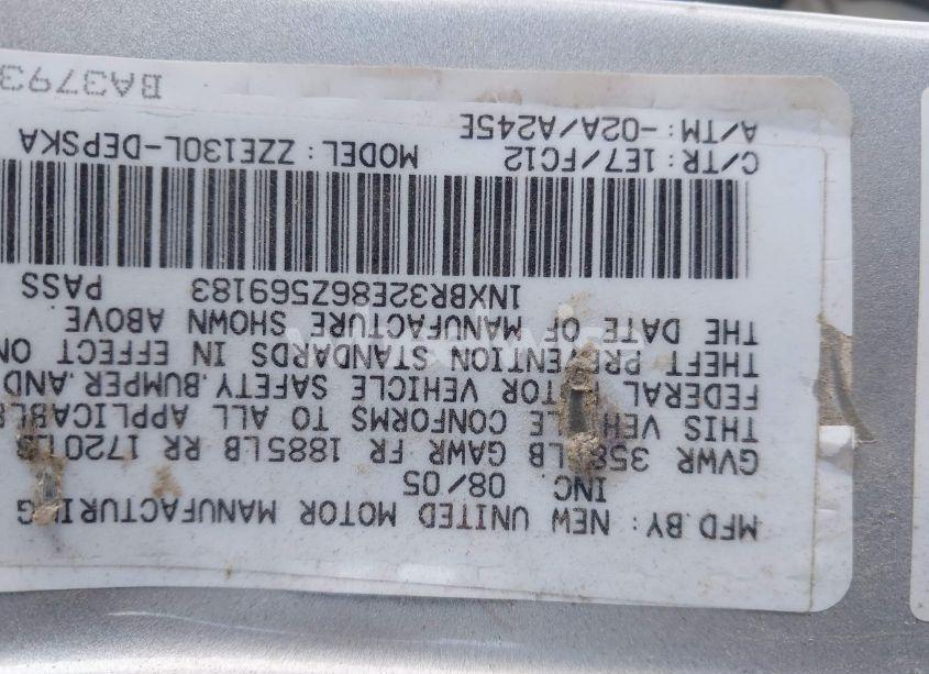 Photo 9 of 2006 Toyota Corolla S (VIN 1NXBR32E86Z569183)