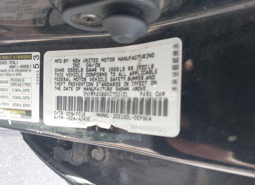 Photo 9 of 2006 Toyota Corolla S (VIN 1NXBR32E96Z702131)