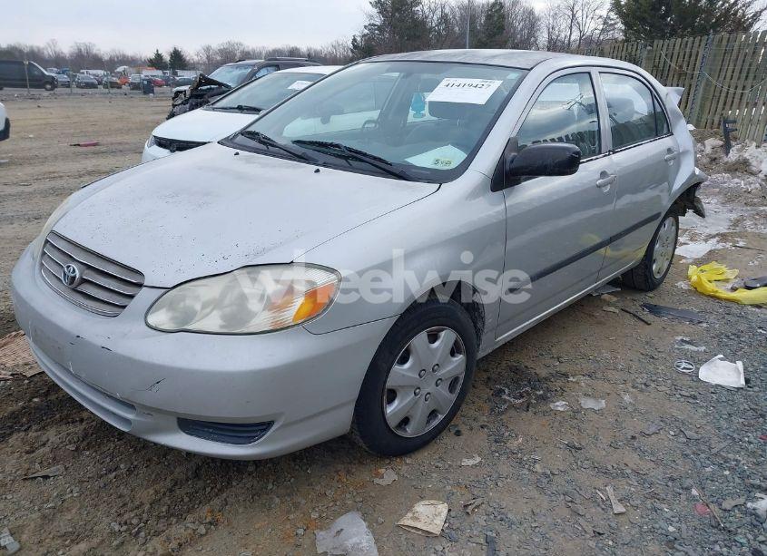 Photo 2 of 2003 Toyota Corolla CE (VIN 1NXBR32EX3Z142714)