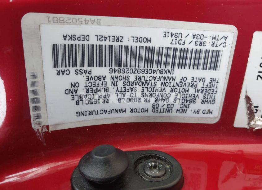Photo 9 of 2009 Toyota Corolla S (VIN 1NXBU40E69Z026846)