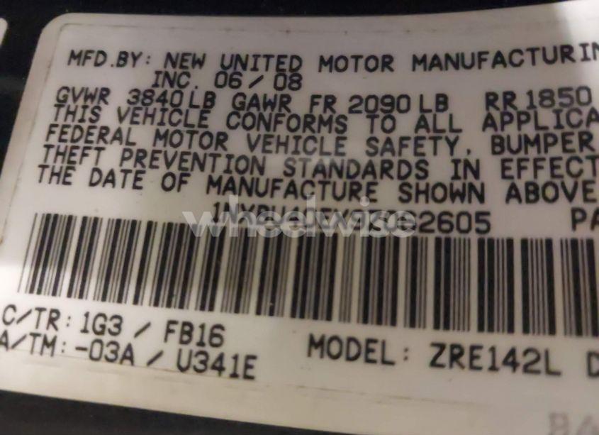 Photo 9 of 2009 Toyota Corolla LE (VIN 1NXBU40EX9Z062605)