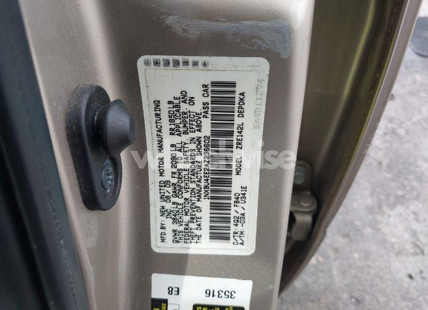 Photo 9 of 2010 Toyota Corolla (VIN 1NXBU4EE2AZ236602)