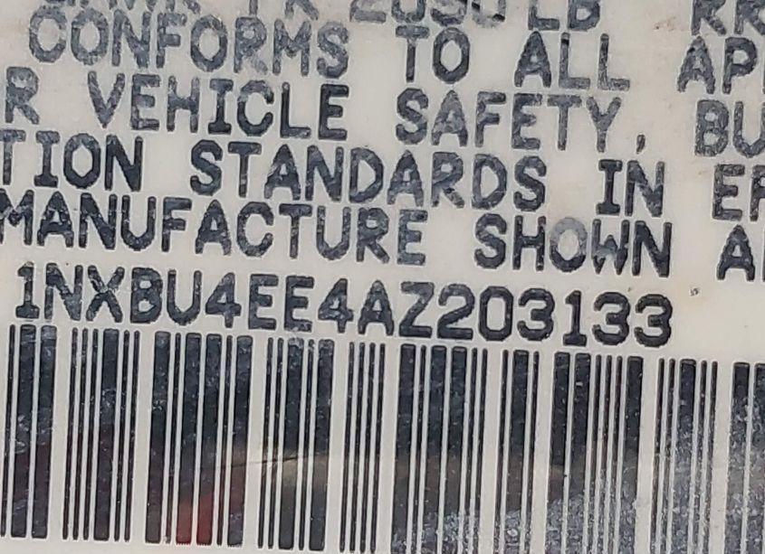 Photo 9 of 2010 Toyota Corolla (VIN 1NXBU4EE4AZ203133)