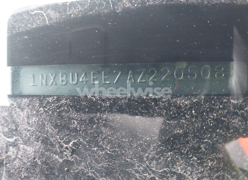 Photo 9 of 2010 Toyota Corolla LE (VIN 1NXBU4EE7AZ220508)