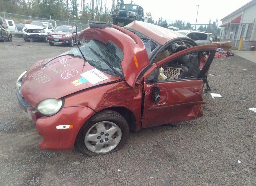 Photo 2 of 2001 Plymouth Neon HIGHLINE (VIN 1P3ES46C51D273339)