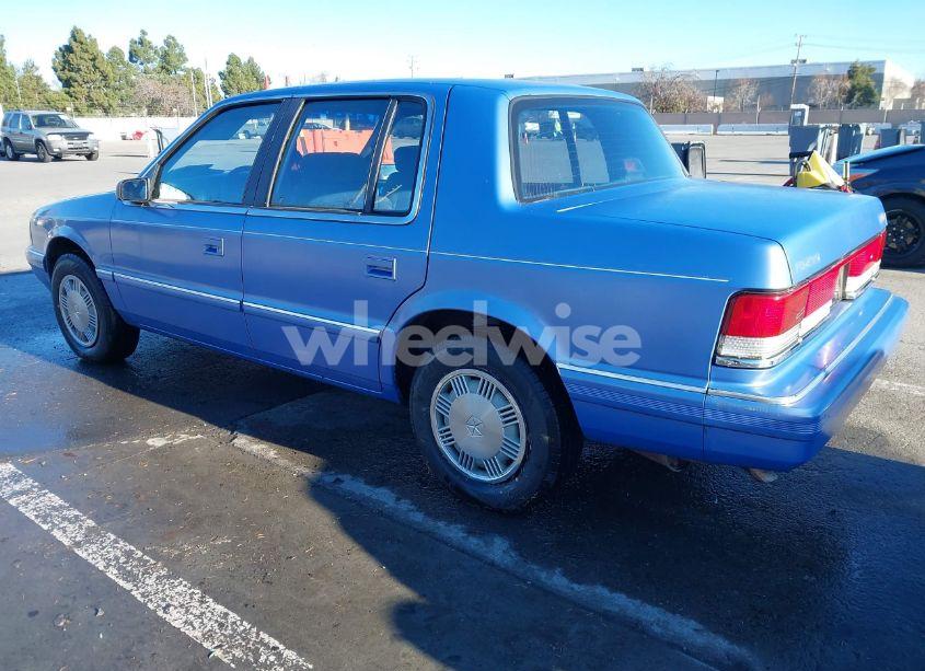 Photo 3 of 1993 Plymouth Acclaim (VIN 1P3XA46K4PF545010)