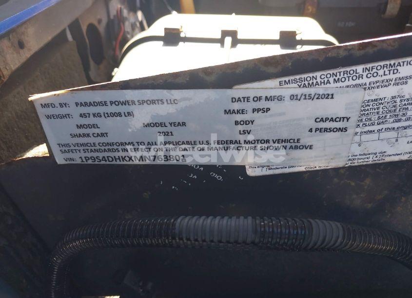 Photo 9 of 2021 Yamaha Psp (VIN 1P9S4DHKXMN763801)