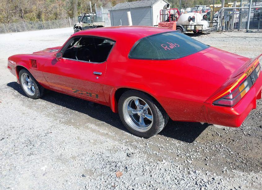 Photo 3 of 1978 Chevrolet Camaro (VIN 1Q87L8N535077)
