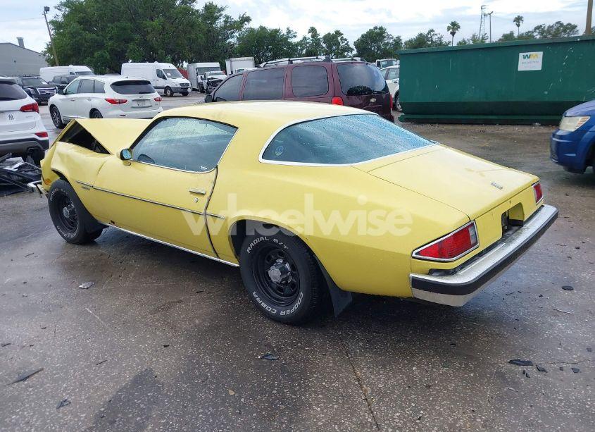 Photo 3 of 1976 Chevrolet Camaro (VIN 1Q87Q6L502665)