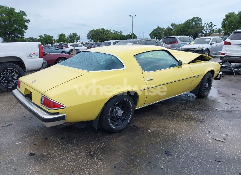 Photo 4 of 1976 Chevrolet Camaro (VIN 1Q87Q6L502665)