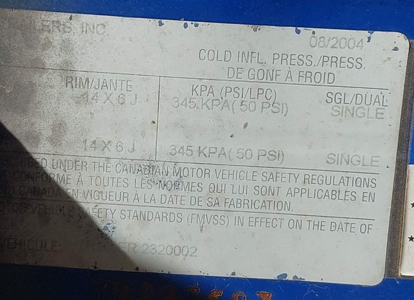 Photo 15 of 2005 Supra Other (VIN 1SRHV025H405)