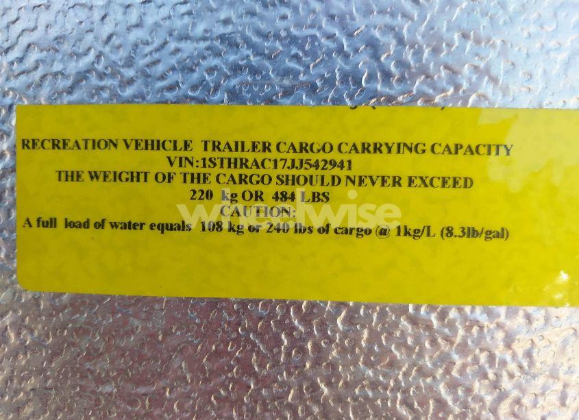 Photo 9 of 2018 Airstream Other N/A (VIN 1STHRAC17JJ542941)