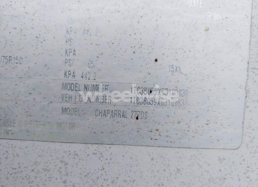 Photo 9 of 2006 Coachmen 277ds 5TH WHEEL TRAVEL TRAILER (VIN 1TC3B059X63100830)