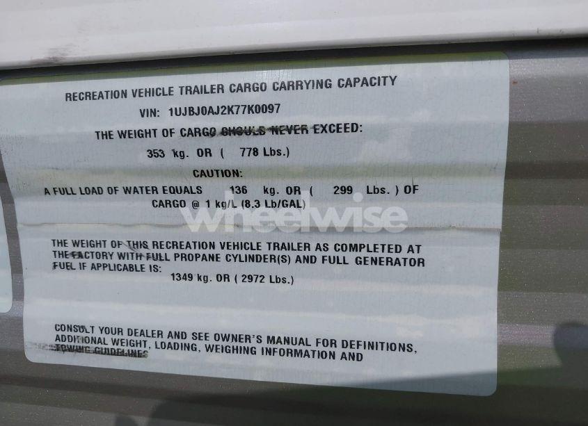 Photo 12 of 2019 Jayco Jay FLIGHT (VIN 1UJBJ0AJ2K77K0097)