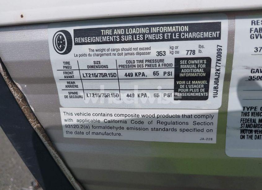 Photo 13 of 2019 Jayco Jay FLIGHT (VIN 1UJBJ0AJ2K77K0097)