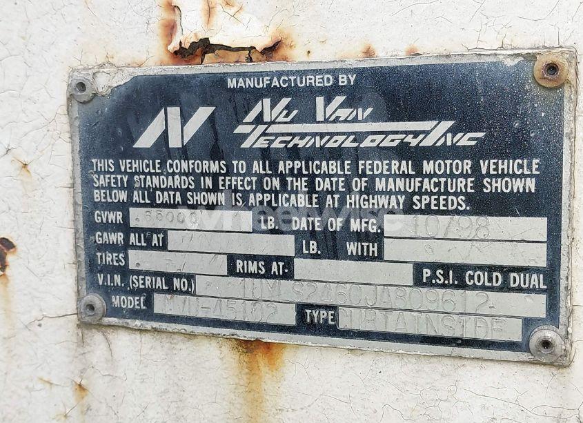 1988 Utility Trailer