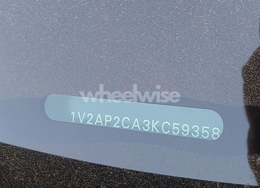 Photo 9 of 2019 Volkswagen Atlas 2.0T S (VIN 1V2AP2CA3KC593580)