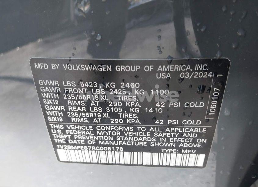 Photo 9 of 2024 Volkswagen Id.4 STANDARD (VIN 1V2BMPE87RC005176)