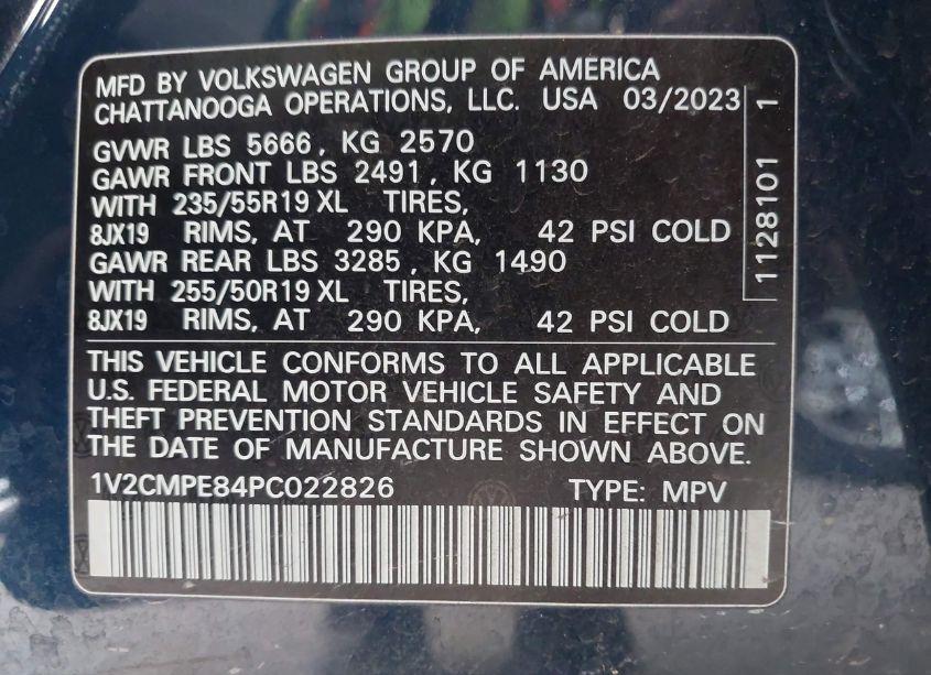 Photo 9 of 2023 Volkswagen Id.4 PRO (VIN 1V2CMPE84PC022826)