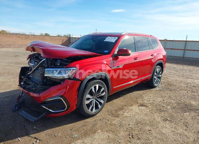 Photo 2 of 2022 Volkswagen Atlas 3.6L V6 SEL PREMIUM R-LINE (VIN 1V2FR2CA0NC527573)