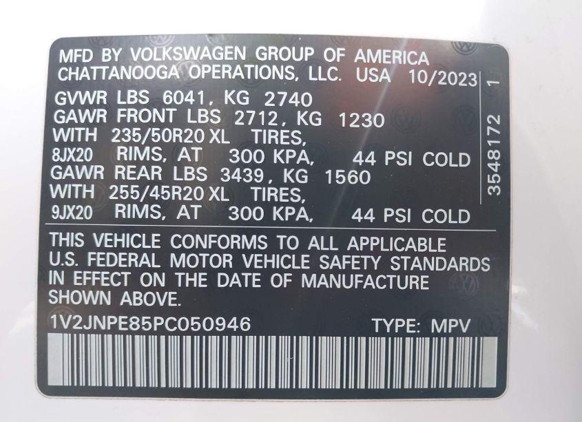 Photo 9 of 2023 Volkswagen Id.4 AWD PRO S PLUS (VIN 1V2JNPE85PC050946)