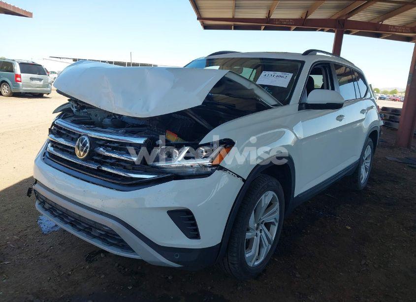 Photo 2 of 2022 Volkswagen Atlas 3.6L V6 SE W/TECHNOLOGY (VIN 1V2JR2CA0NC550958)