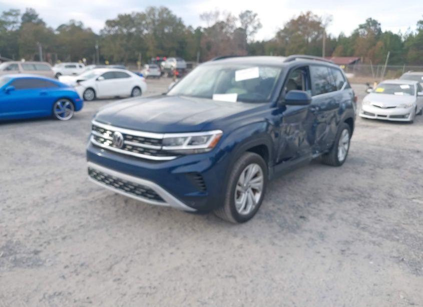 Photo 2 of 2021 Volkswagen Atlas 3.6L V6 SE W/TECHNOLOGY (VIN 1V2KR2CA2MC603422)