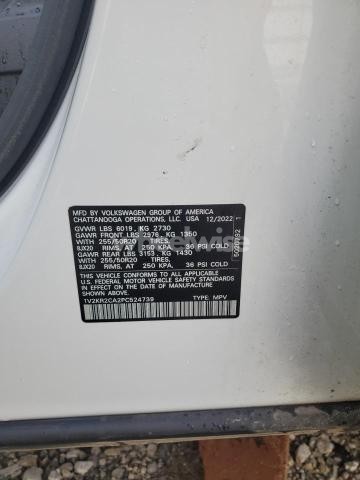Photo 3 of 2023 VOLKSWAGEN ATLAS SE (VIN 1V2KR2CA2PC524739)