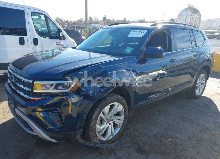 Photo 2 of 2021 Volkswagen Atlas 3.6L V6 SE W/TECHNOLOGY (VIN 1V2KR2CA5MC599642)