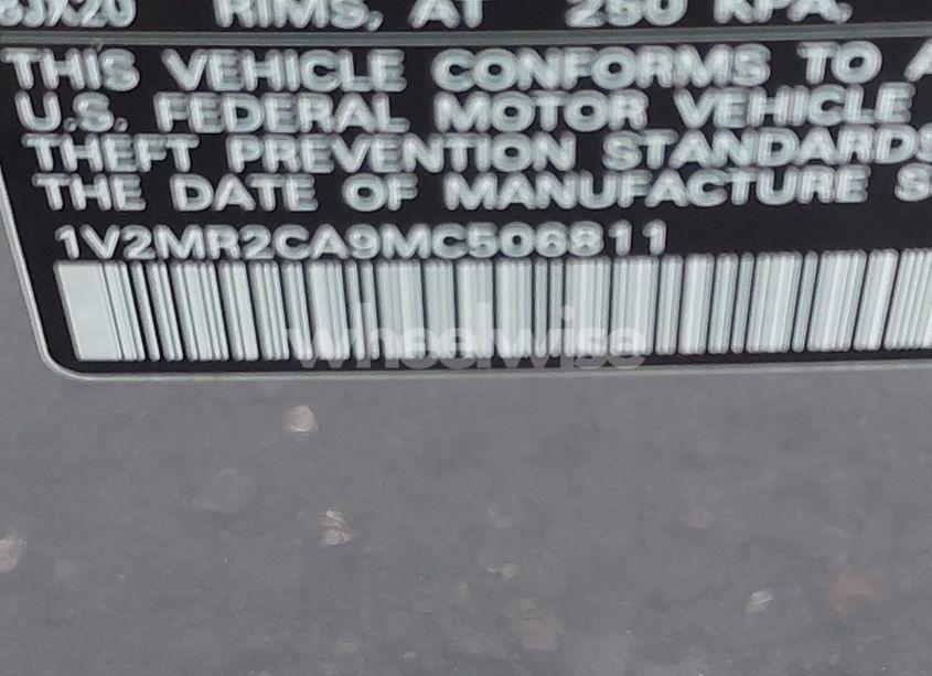 Photo 9 of 2021 Volkswagen Atlas 3.6L V6 SE W/TECHNOLOGY R-LINE (VIN 1V2MR2CA9MC506811)