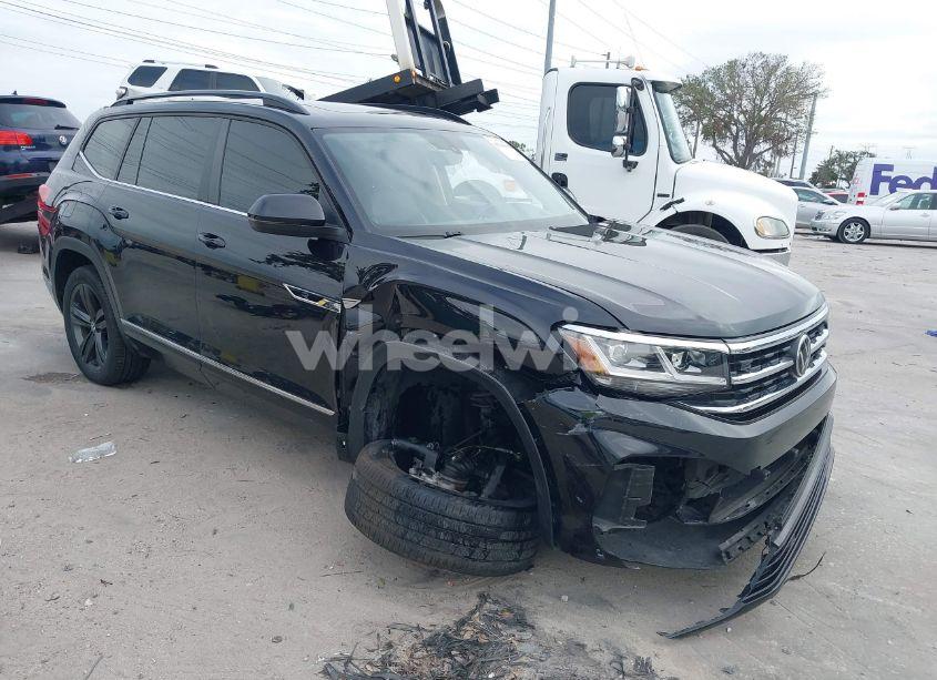 2021 Volkswagen Atlas 3.6L V6 SE W/TECHNOLOGY R-LINE (VIN 1V2PR2CA3MC588158) main photo