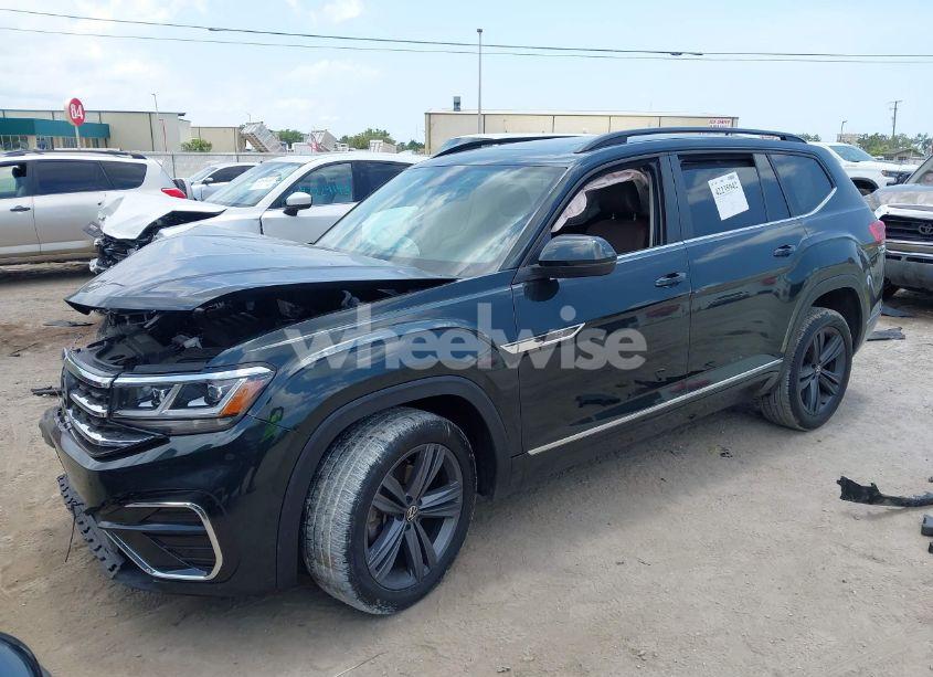 Photo 2 of 2021 Volkswagen Atlas 3.6L V6 SE W/TECHNOLOGY R-LINE (VIN 1V2PR2CA7MC510191)