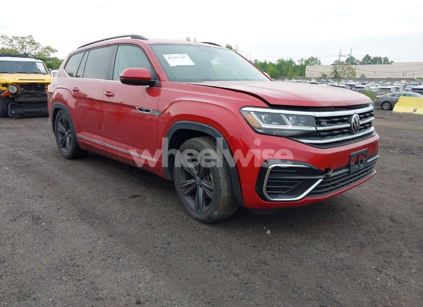 2021 Volkswagen Atlas 3.6L V6 SE W/TECHNOLOGY R-LINE (VIN 1V2RR2CA5MC510666) main photo
