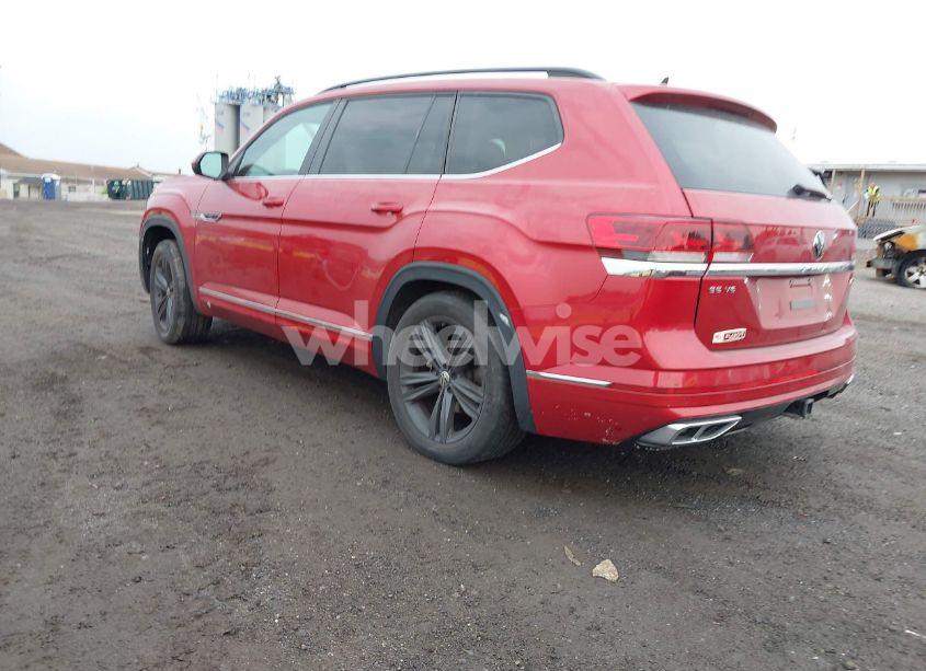 Photo 3 of 2021 Volkswagen Atlas 3.6L V6 SE W/TECHNOLOGY R-LINE (VIN 1V2RR2CA5MC510666)