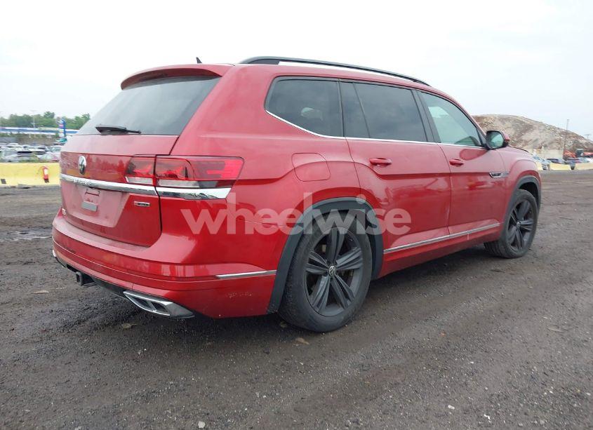 Photo 4 of 2021 Volkswagen Atlas 3.6L V6 SE W/TECHNOLOGY R-LINE (VIN 1V2RR2CA5MC510666)