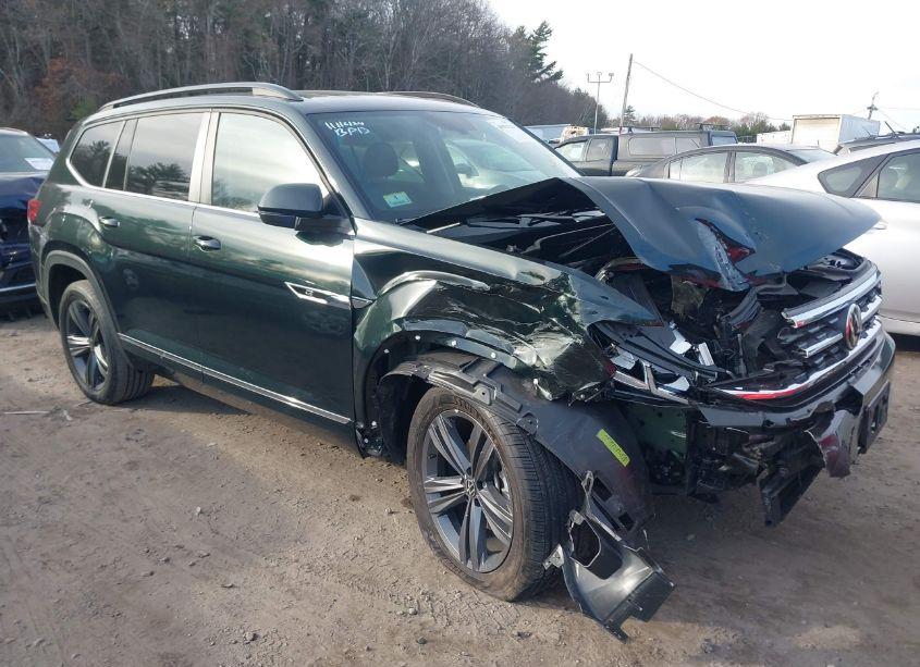 2021 Volkswagen Atlas 3.6L V6 SE W/TECHNOLOGY R-LINE (VIN 1V2RR2CA9MC608406) main photo