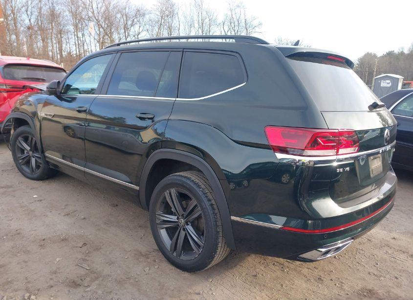 Photo 3 of 2021 Volkswagen Atlas 3.6L V6 SE W/TECHNOLOGY R-LINE (VIN 1V2RR2CA9MC608406)