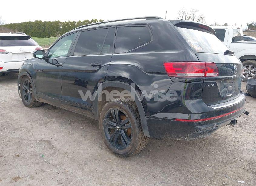 Photo 3 of 2022 Volkswagen Atlas 3.6L V6 SEL R-LINE BLACK (VIN 1V2SR2CA6NC563587)