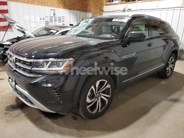 Photo 3 of 2021 VOLKSWAGEN ATLAS CROSS SPORT SEL PREMIUM (VIN 1V2TE2CA2MC233444)