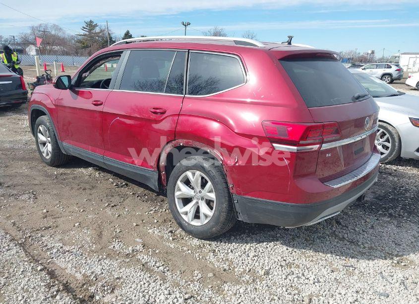 Photo 3 of 2019 Volkswagen Atlas 3.6L V6 SE W/TECHNOLOGY (VIN 1V2UR2CA5KC507323)