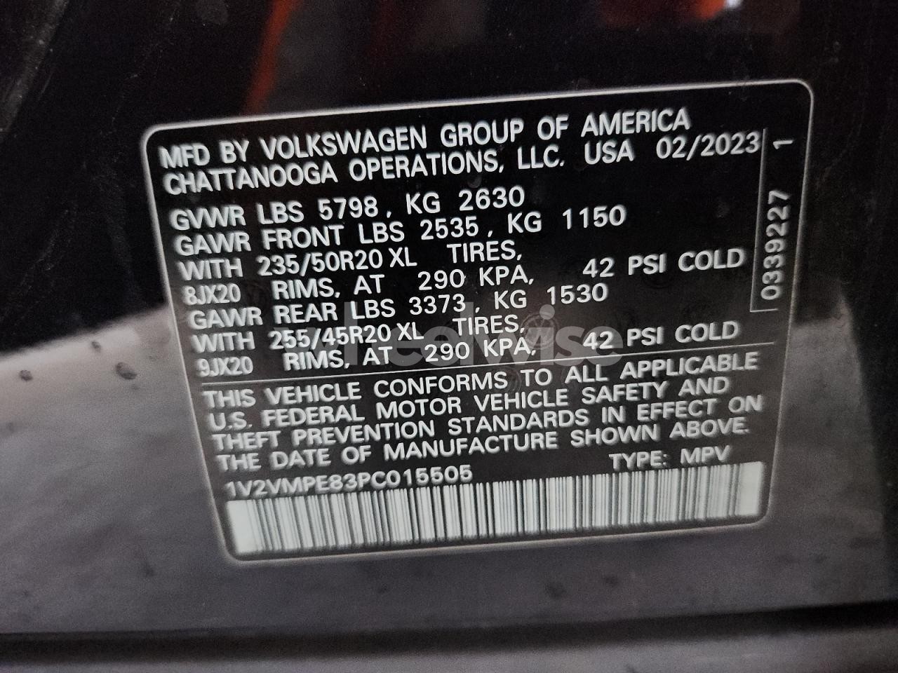 Photo 13 of 2023 VOLKSWAGEN ID.4 PRO S (VIN 1V2VMPE83PC015505)