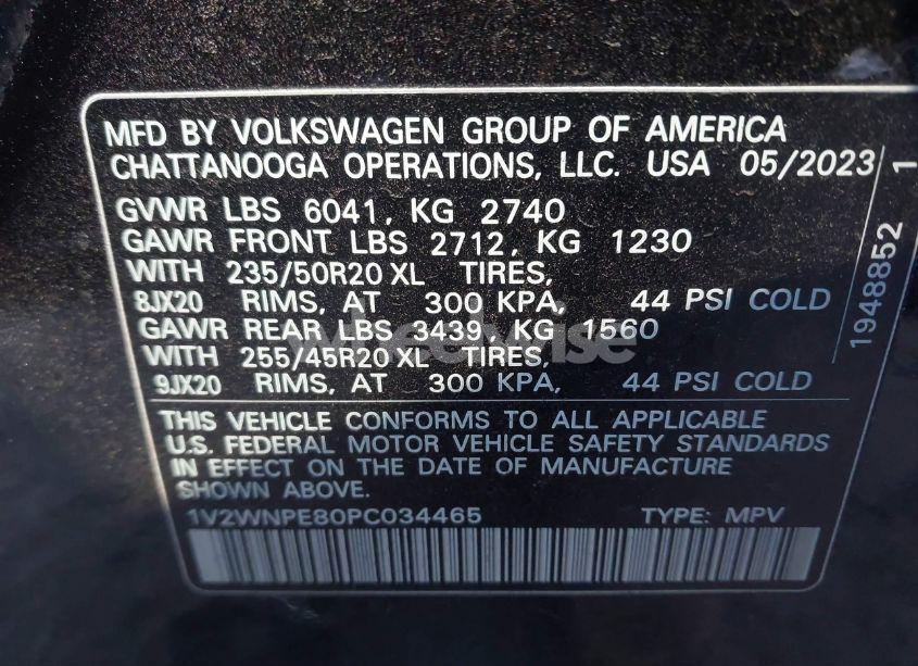 Photo 9 of 2023 Volkswagen Id.4 AWD PRO S (VIN 1V2WNPE80PC034465)