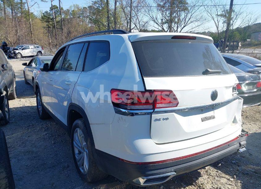 Photo 3 of 2021 Volkswagen Atlas 3.6L V6 SE W/TECHNOLOGY (VIN 1V2WR2CA3MC585840)