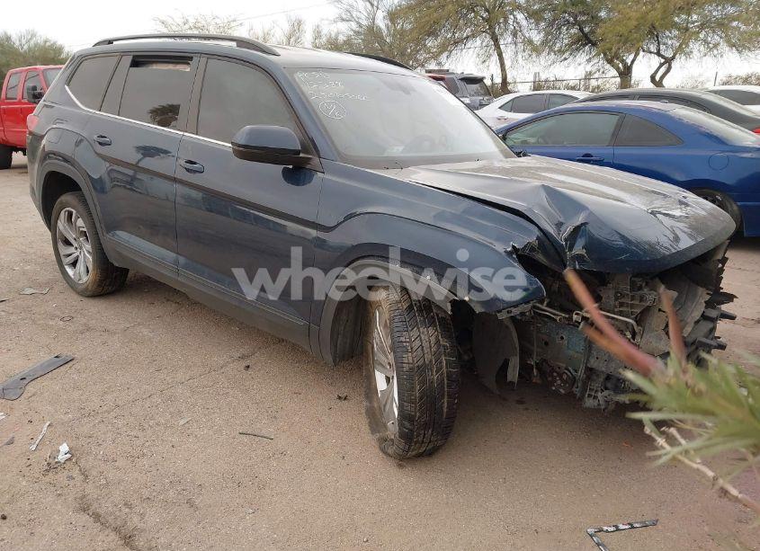 2021 Volkswagen Atlas 3.6L V6 SE W/TECHNOLOGY (VIN 1V2WR2CA5MC540558) main photo
