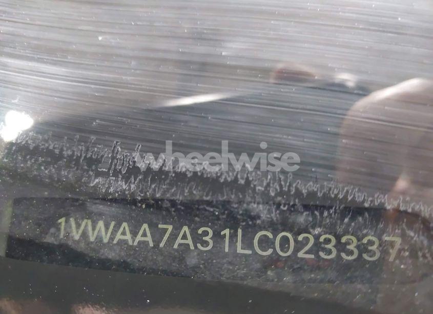 Photo 9 of 2020 Volkswagen Passat 2.0T S (VIN 1VWAA7A31LC023337)