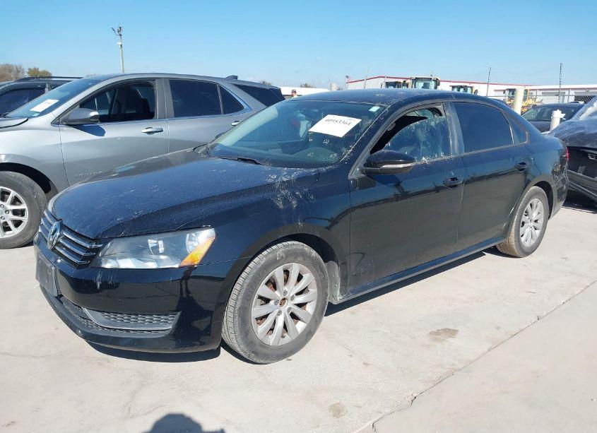 Photo 2 of 2012 Volkswagen Passat 2.5L S (VIN 1VWAH7A30CC099191)