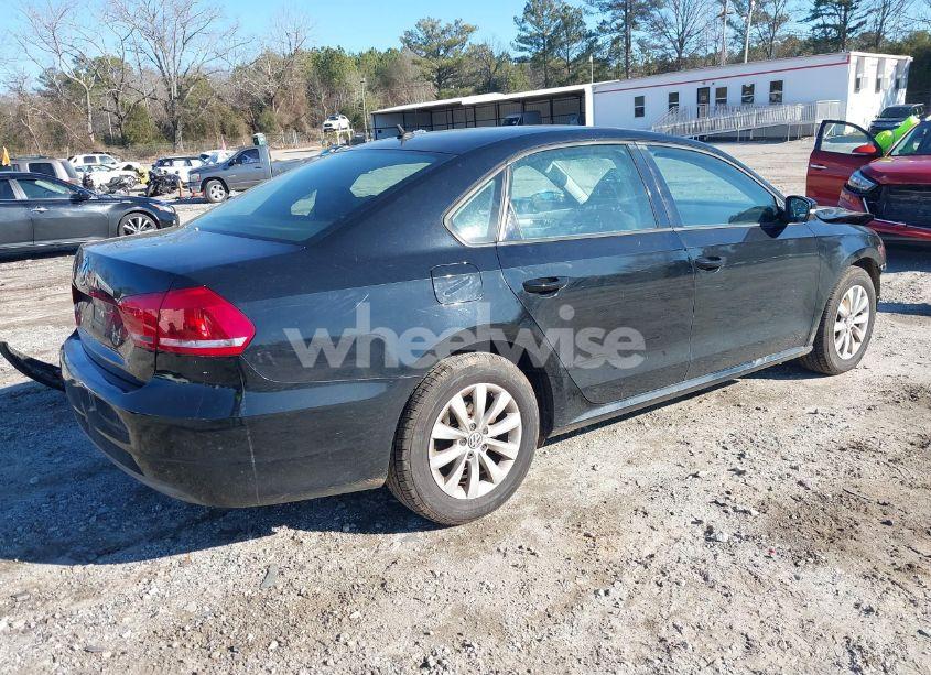 Photo 4 of 2013 Volkswagen Passat 2.5L S (VIN 1VWAH7A30DC073417)